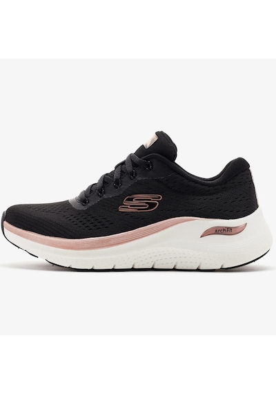 Skechers Arch Fit 2.0 Glow The Distance Womens Sneaker Kadın Günlük Spor Ayakkabı Siyah Beyaz Skechers Arch Fit 2.0 Glow The Distance Womens Sneaker Kadın Günlük Spor Ayakkabı Siyah Beyaz