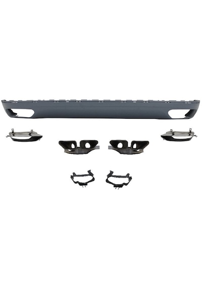 Autogp Audi A8 W12 Difüzör Arka Ve Egsoz Uçları Seti 2010 / 2013 Tk 14-03-a8-d4.1-w12