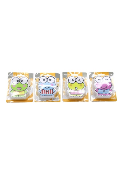 Softled-7033 Kurbağa Figürlü Renkli Gece Lambası - 0.5w 3 Led- 10'li Paket Diğer