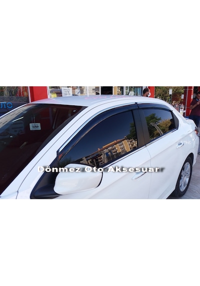 Peugeot 301 Mügen Cam Rüzgarlığı Kromlu 2012-2020 Arası 4 Lü Set N11.13143