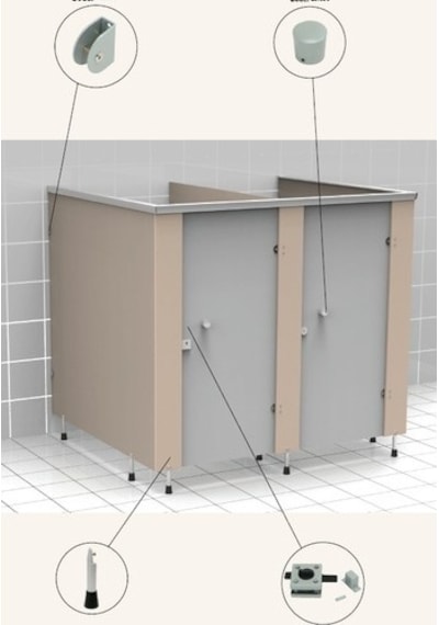 Gürçay Wc ve Soyunma Kabini Bağlantısı U 13mm
