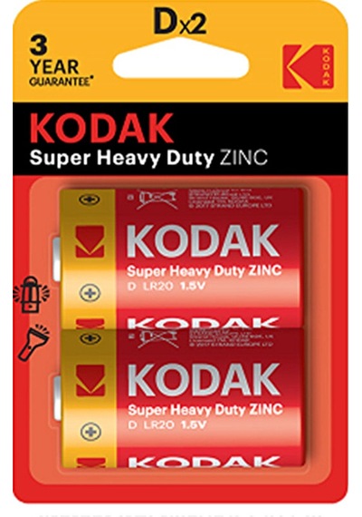 Kodak Çinko Karbon Büyük Boy 2'li