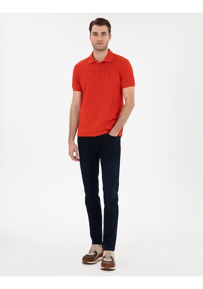 Pierre Cardin Erkek Kırmızı Tişört Basic 50306448-vr030 Kırmızı