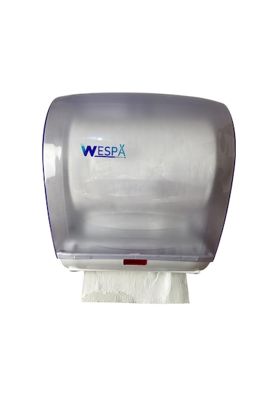 Wespa Kağıt Havlu Dispenseri, Gri Plastik, Duvar Montajlı, Profesyonel Banyo Ve Tuvalet İçin 4 Renk