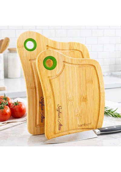 Bk Gift Kişiye Özel İsimli Bambum Zeri 2li Bambu Kesme Tahtası Doğal Bambu Mutfak Tahtası Seti Kobitmeyencom36695 Bk Gift Çok Renkli