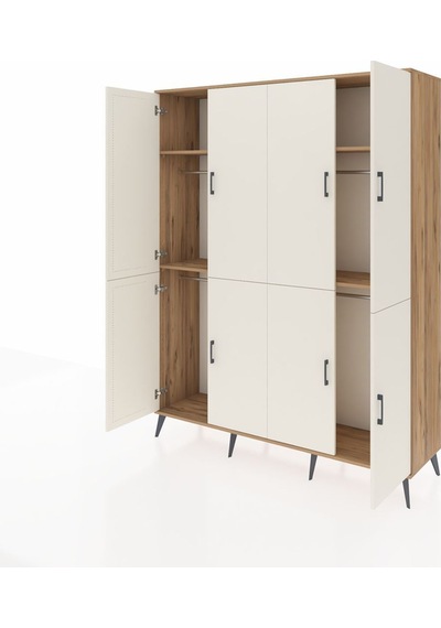 Hyperion Gardrop 4 Raflı 8 Kapaklı 4 Askılı 176x44x221 Çam-aytaşı/çam Aytaşı/çam Hyperion Gardrop 4 Raflı 8 Kapaklı 4 Askılı 176x44x221 Çam-aytaşı/çam Aytaşı/çam