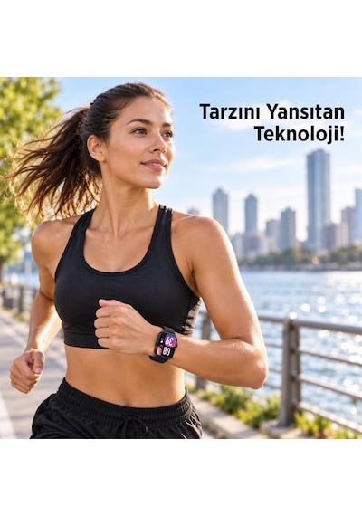 Polosmart PSSW25 Bluetooth V5.0 2.01 " Akıllı Saat (Distribütör Garantili)