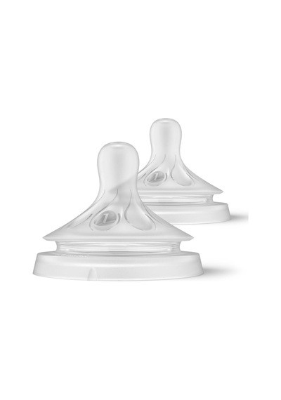 Philips Avent Doğal Tepkili Biberon Emziği, 2'li Paket, 0 Ay+, 1 Numara, Akıtmaz Emzik, Kolik Ve Gaz Önleyici, Bpa