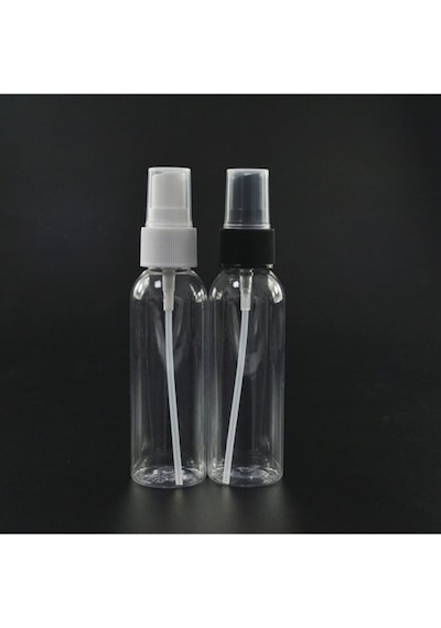 Güvenç Ambalaj 5 Adet 50 ml Sprey Kapaklı Dezenfektan ve Kolonya Boş Şişesi