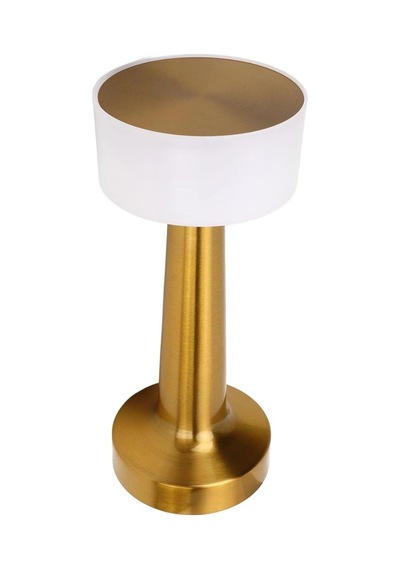 Şarjlı Gold Mantar Masa Lambası Dimmer Ayarlı Kablosuz Led Lamba Çok Renkli 49669871