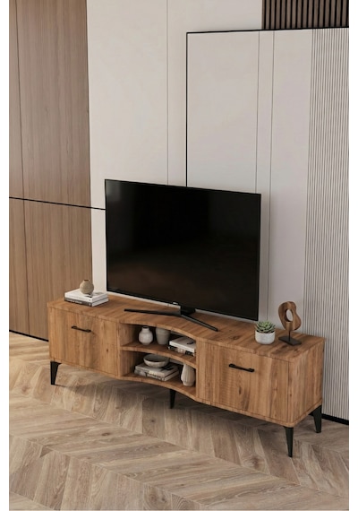 Suntalam Kahverengi Tv Sehpası 160x35 Cm