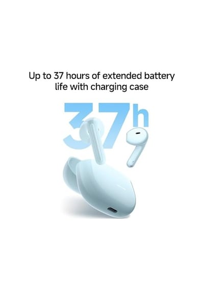 Xiaomi Redmi Buds 8 Active White Kablosuz Bluetooth Kulaklık, Güçlü Bas Performansı, Yapay Zeka Destekli Gürültü Azaltma, Uzun Pil Ömrü, Beyaz