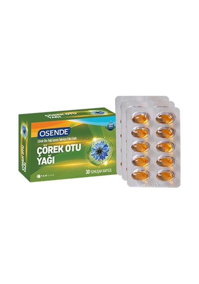 Osende Çörekotu Yağı 900 Mg 30 Kapsül