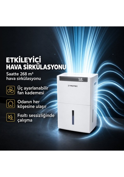 Trotec Ttk-ı 110 E Wifi Hepa Nem Alma Cihazı Beyaz