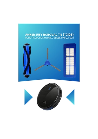 Anker Eufy Robovac 11s Robot Süpürge Uyumlu Yedek Parça Seti T2108