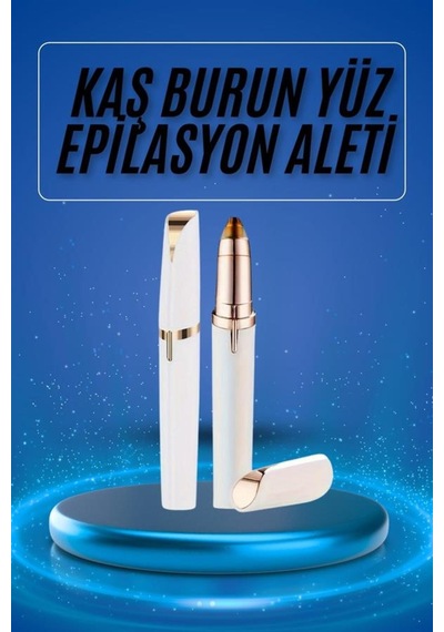 Kaş Bıyık Epilasyon Aleti İnce Uçlu Yüz Için Tüy Alıcı Pilli -