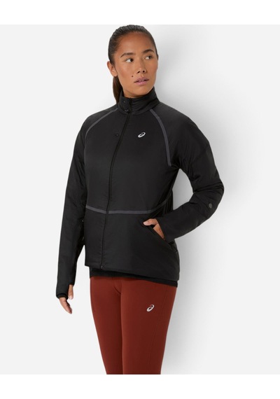 Asics Road Wınter Run Jacket Kadın Siyah Ceket 2012d480-001