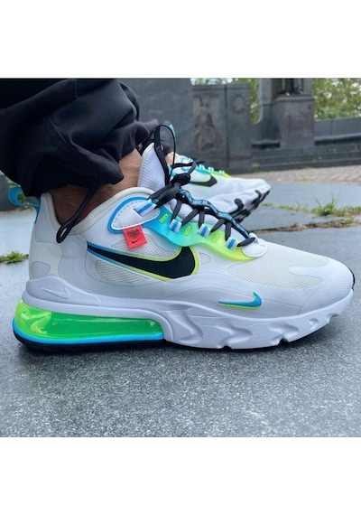 Nike Air Max 270 React Sneaker Erkek Beyez Yeşil Ayakkabı Cı3866 (524745842) Beyaz - Yeşil Nike Air Max 270 React Sneaker Erkek Beyez Yeşil Ayakkabı Cı3866 (524745842) Beyaz - Yeşil