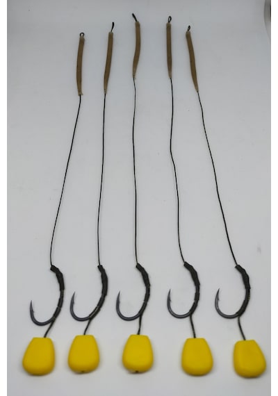 Yüzen Tek Mısırlı Hazır Sazan Rig Takımı ( 5' Li Set)
