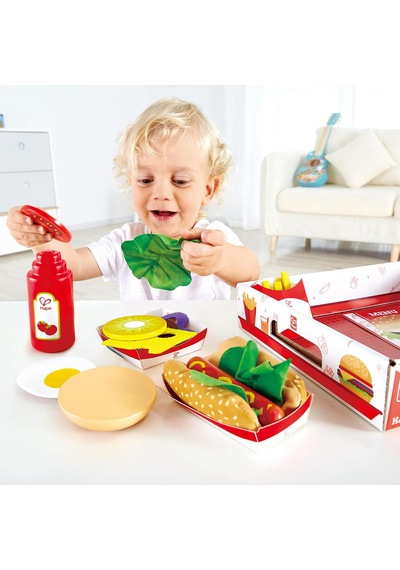 Küçük Gurme Şefin Fast Food Seti Oyuncağı 3 Yaş +