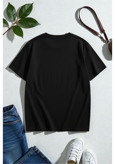 Uyguntarz Unisex Duffy Baskılı Tasarım Tshirt Siyah