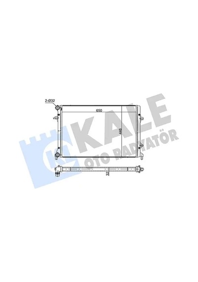 Seat Leon Motor Radyatoru 1.4 2008-2012 Caxc Kale 354240