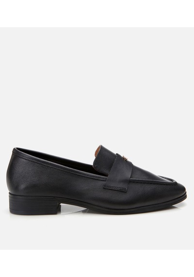 Hotiç Kadın Deri Bej Esnek Tabanlı Klasik Loafer