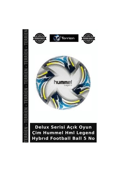 Delux Serisi Açık Oyun Çim Hummel Hml Legend Hybrıd Football Ball 5 No Çok Renkli