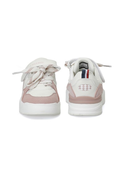 Uspoloassn U.s. Polo Assn. Geoky Jr Bej Kız Çocuk Sneaker Bej-lıla