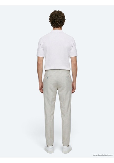 Kip Gri Dokuma Jogging Fit Casual Pantolon Gri --