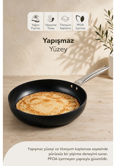 Esperanza Tava 26 Cm Siyah
