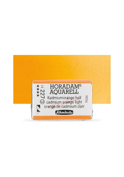 Schmincke : Horadam Aquarell Artist Sulu Boya : Tam Tablet : Seri 3 227 Cadmium Orange Light