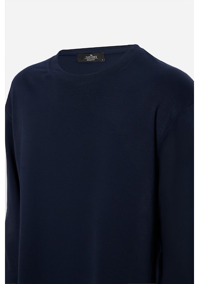 Tudors Unisex Relax Fit Rahat Kesim Pamuk Bisiklet Yaka Lacivert Sweatshirt-32655 Lacivert Tudors Unisex Relax Fit Rahat Kesim Pamuk Bisiklet Yaka Lacivert Sweatshirt-32655 Lacivert