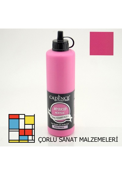Hybrıd Akr.multısurfaces H-025 Fuşya 500 Ml Karışık, Çok Renkli Karışık, Çok Renkli