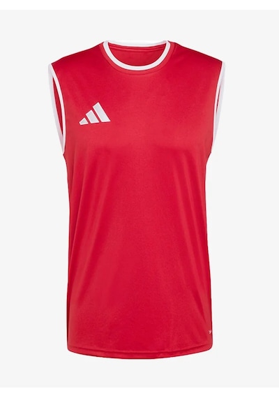 Adidas Kb3932 Entrada 26 Sleeveless Jersey Erkek T-shirt Kırmızı