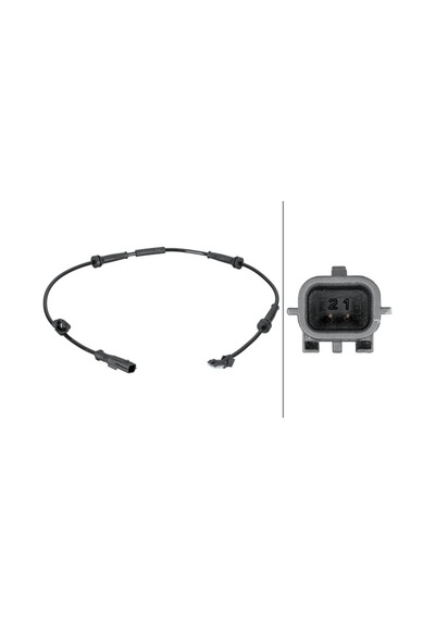 Hella 6pu012806681 Tekerlek Hız Sensörü.hal Sensörü.2-kutuplu.renault Kangoo 479109860r -