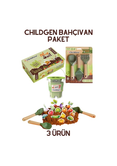 Bahçıvan Paketi Çok  Renkli