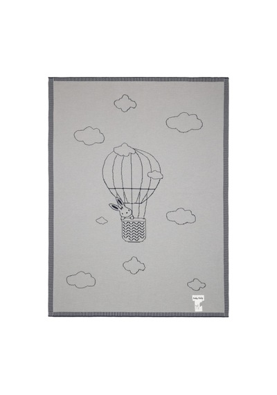 Baby Tales Balonlu Bebek Triko Battaniye Lacivert Multi