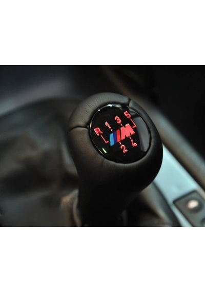 Bmw E39 Vites Topuzu Işıklı M Power 5 Vites Siyah Çok Renkli
