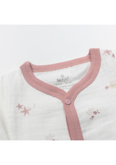 Bistyle 10lu Hastane Çıkışı Müslin Starfish Wishes 11120 Pembe Pembe