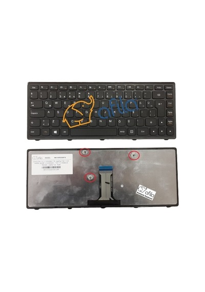 Lenovo Uyumlu Ideapad Flex 14 (20308) Notebook Klavyesi (Siyah Tr) - 549458403