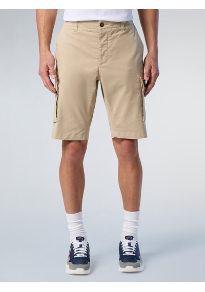 North Sails Crew Regular Fit Erkek Kargo Şort-33384 Bej
