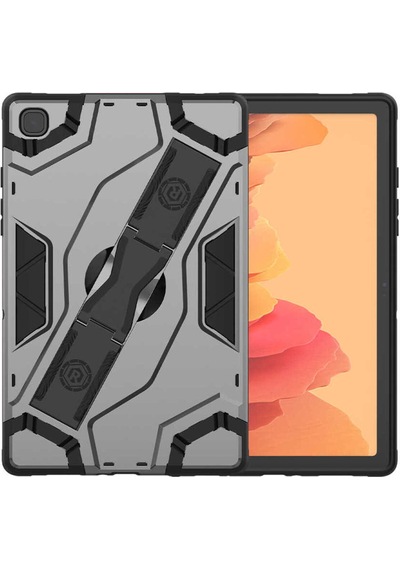 Galaxy Uyumlu  Tab A7 10.4 T500 2020 Mrsa Defens Tablet Silikon - Siyah Arka Kapak