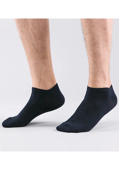 Esinti Unisex Patik Çorap Yazlık Çorabı 12 Çift Beyaz - Siyah