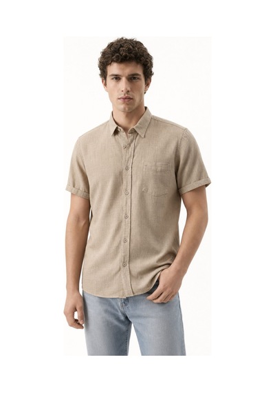 LOFT Regular Fit Erkek Gömlek K.kol Lf2042321 Q1.v1 Bej LOFT Regular Fit Erkek Gömlek K.kol Lf2042321 Q1.v1 Bej