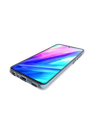 Samsung Uyumlu Galaxy A72 Kılıf Zore Süper Silikon Kapak Renksiz