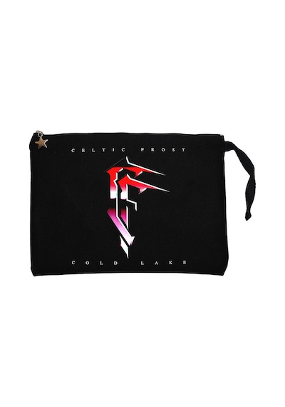 Celtic Frost Cold Lake Siyah Clutch Astarlı Cüzdan / El Çantası Siyah