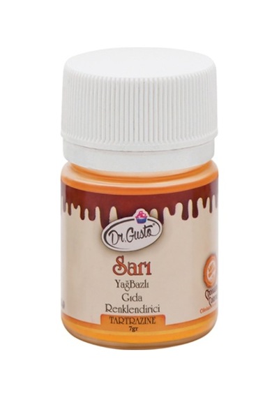 Dr Gusto Yağ Bazlı Çikolata Boyası 7Gr Sarı