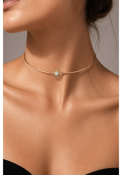 Lunara W Opal Choker