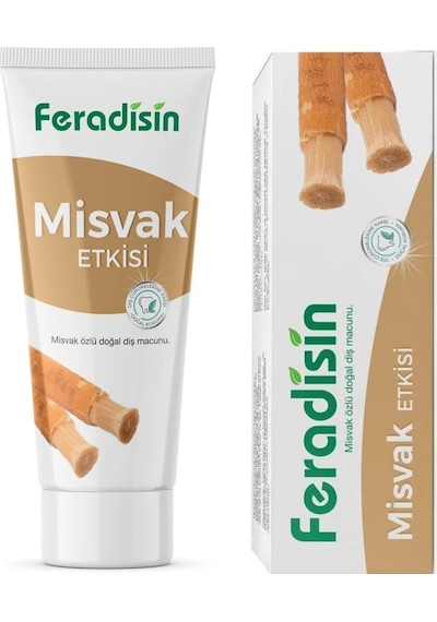 Doğal Misvak Özlü Florürsüz Beyazlatıcı Ve Koruyucu Diş Macunu 75 ML